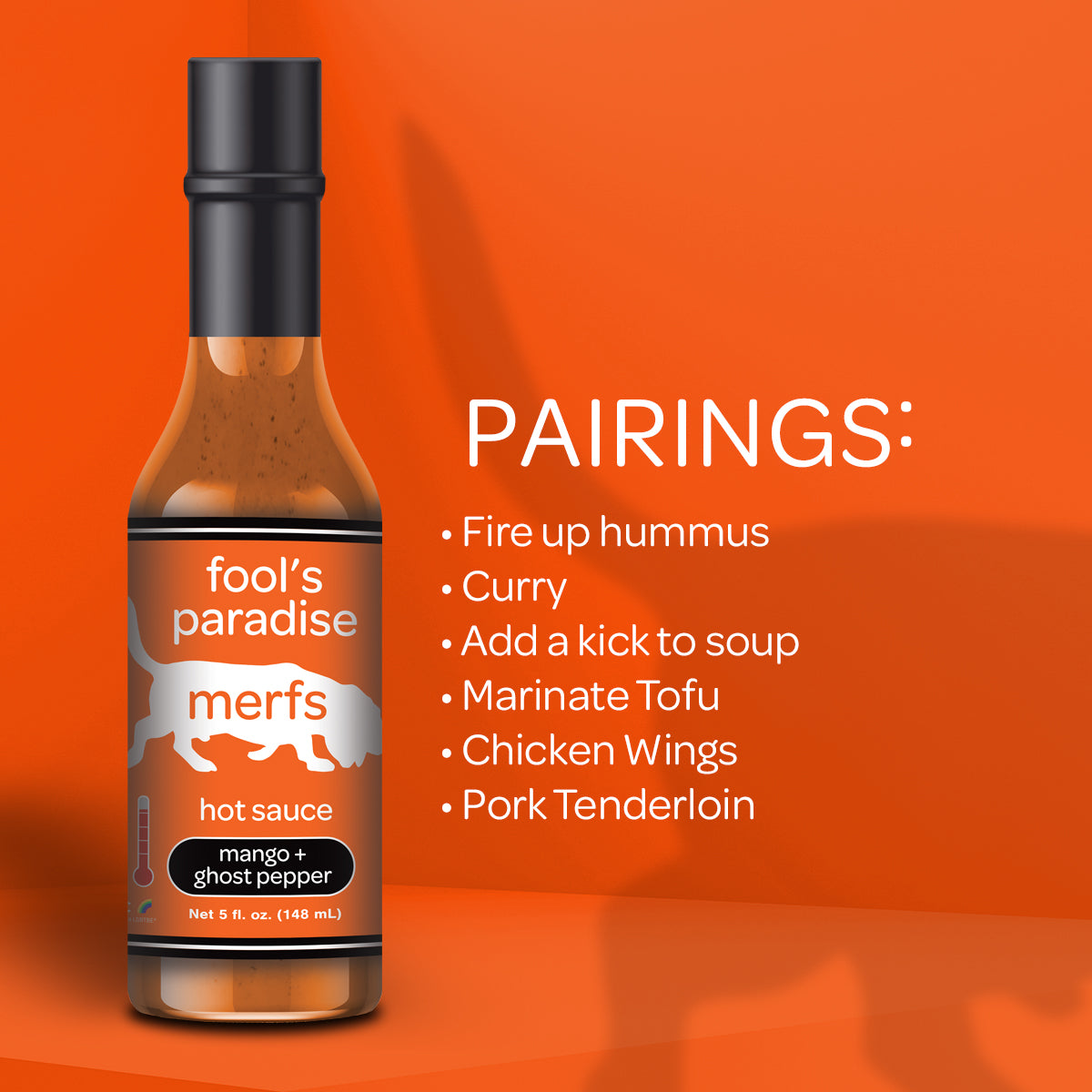 Fool&#39;s Paradise Hot Sauce - Merfs Condiments