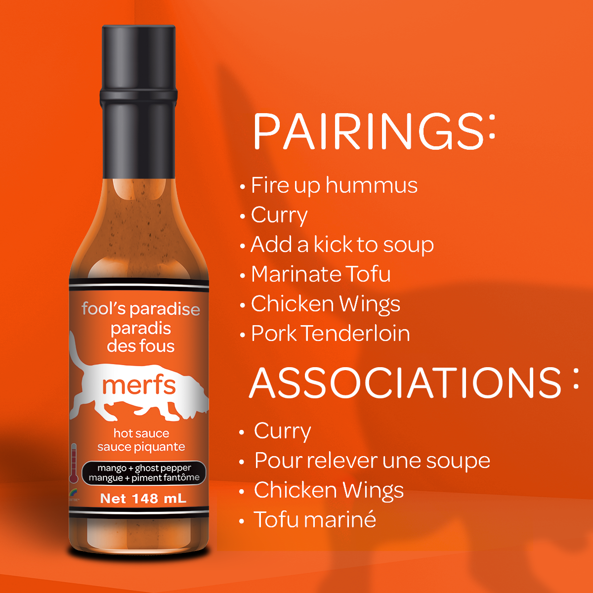 CDN Fool&#39;s Paradise Hot Sauce - Merfs Condiments