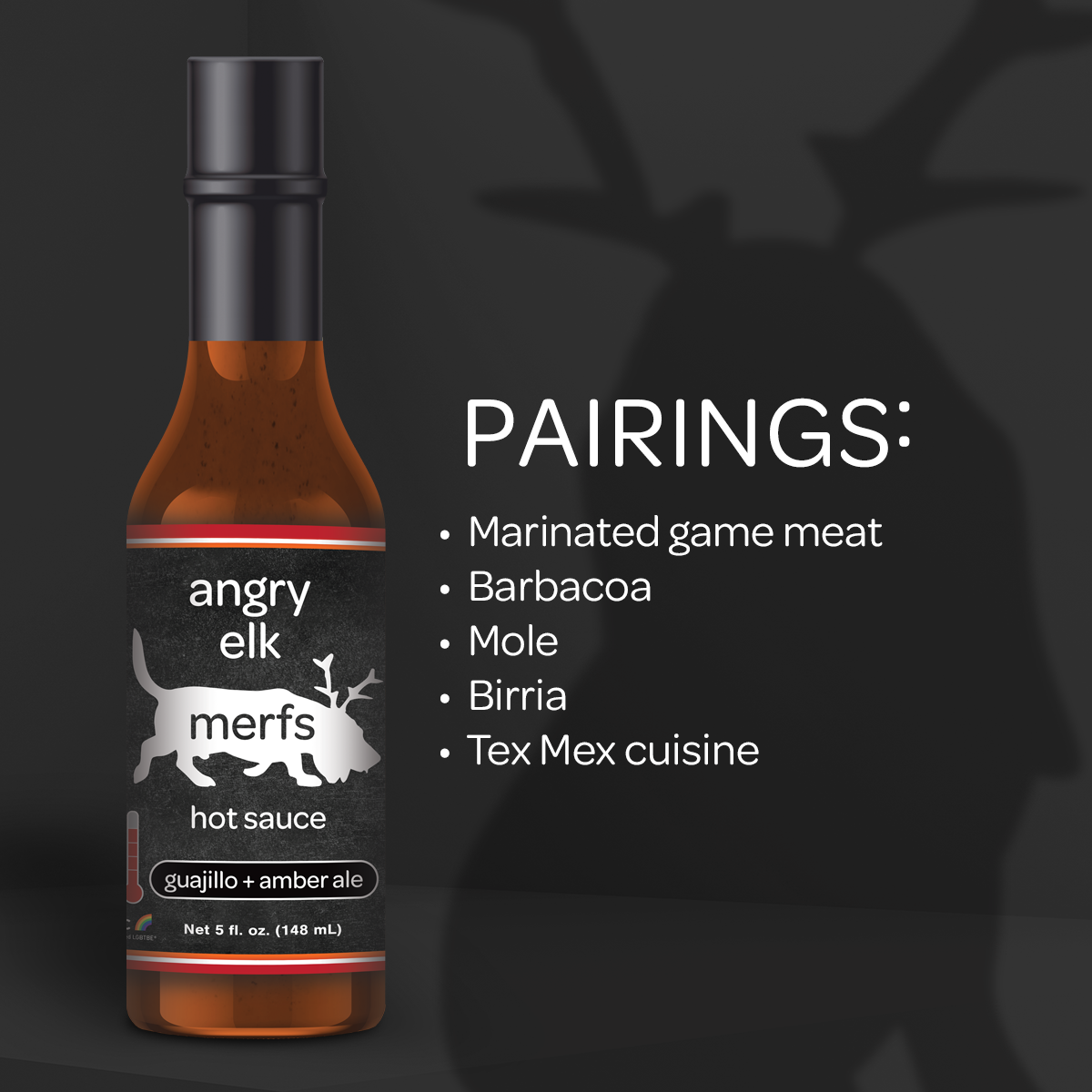 Angry Elk Hot Sauce - Merfs Condiments