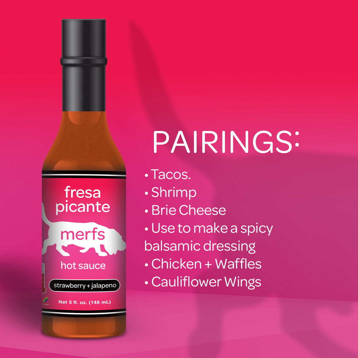 Fresa Picante Hot Sauce - Merfs Condiments