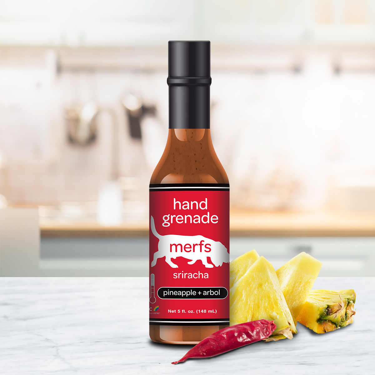 Hand Grenade Sriracha - Merfs Condiments