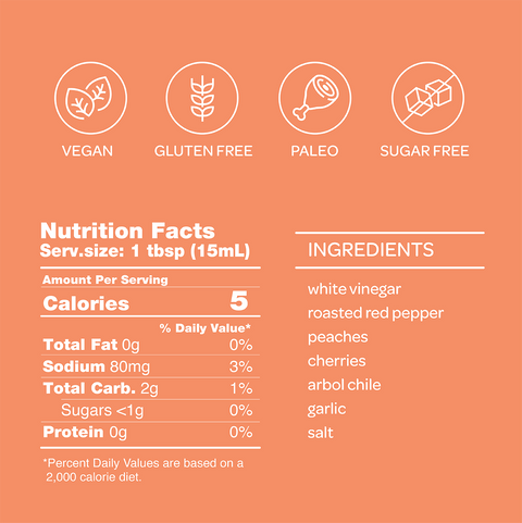Pandemic Peach Sriracha - Merfs Condiments