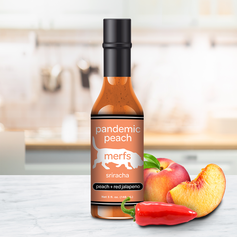 Pandemic Peach Sriracha - Merfs Condiments